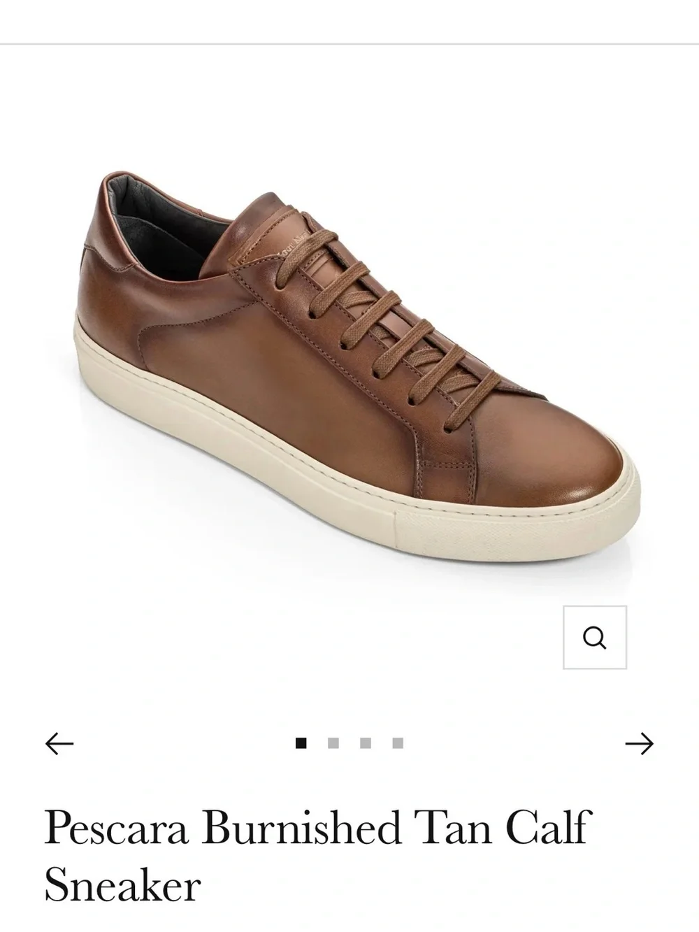 To Boot New York- Leather Low-Top Sneakers in Brown